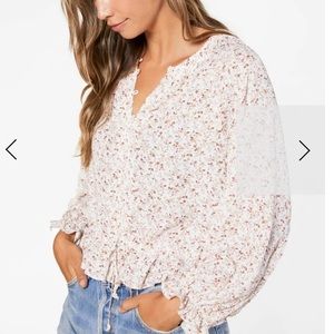 Outerknown poet blouse